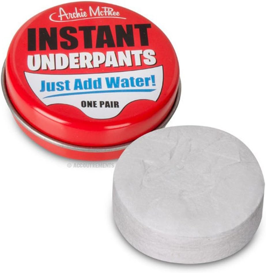 Archie Mcphee Instant Underpants- Just Add Water