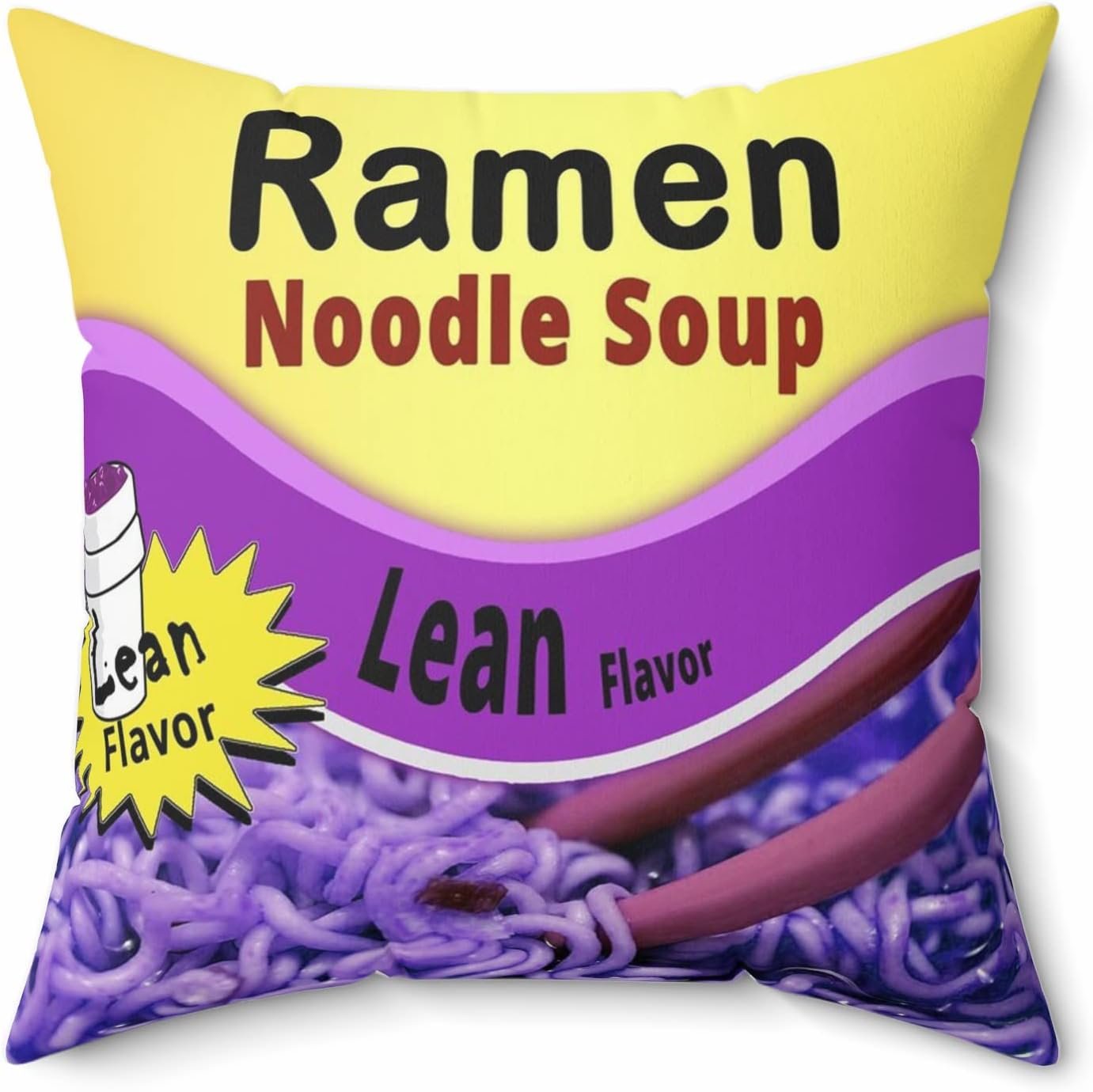 Ramen Noodle Lean Flavor Pillow