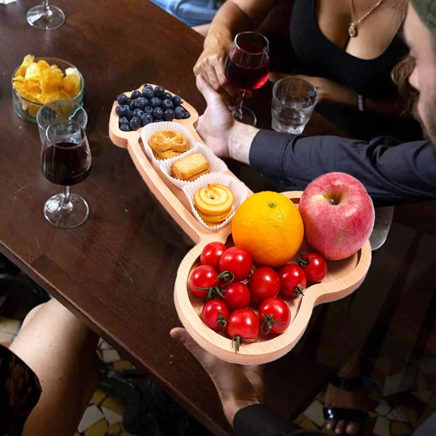 Wooden Dick Charcuterie Platter And Cheese Board