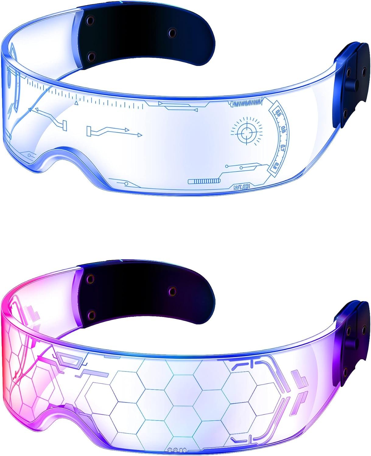 LED Visor Glasses