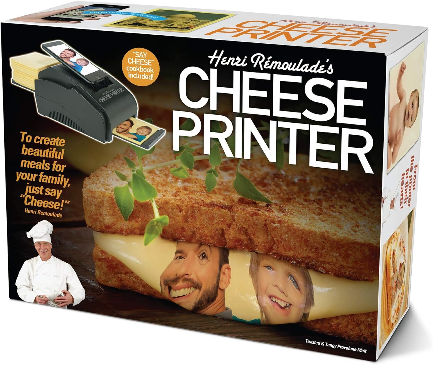 Cheese Printer Gift Box (Wrap Your Real Present in a Prank Box)